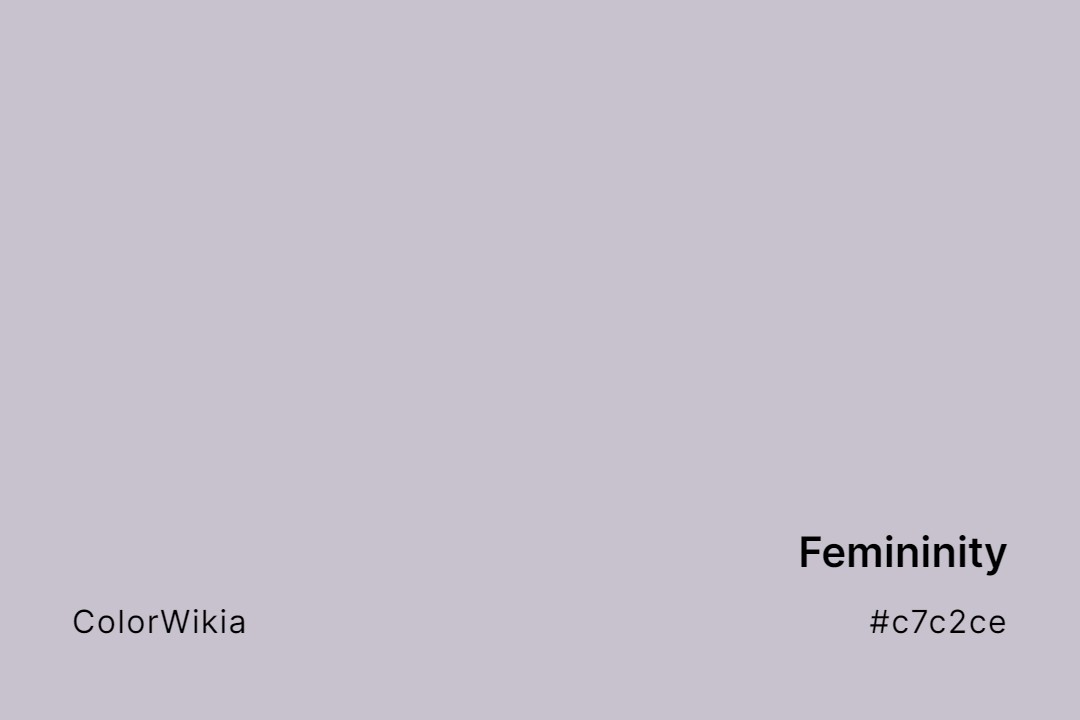 Femininity Color – #c7c2ce: Codes and Complete Breakdown
