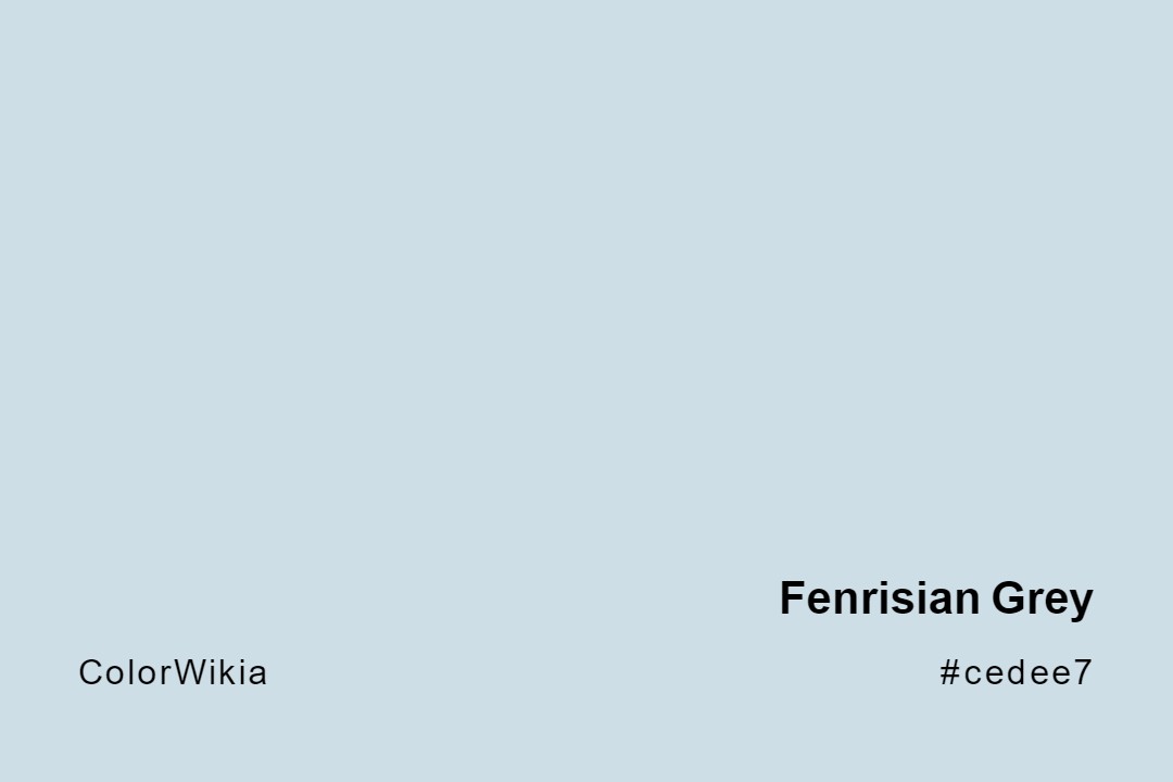 Fenrisian Grey Color – #cedee7: Codes and Complete Breakdown