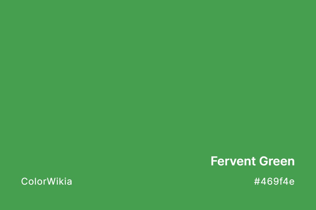 Fervent Green Color – #469f4e: Codes and Complete Breakdown
