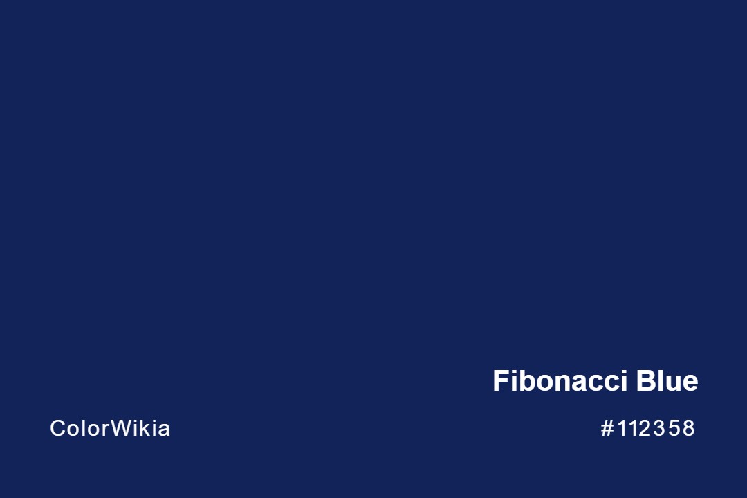 Fibonacci Blue Color – #112358: Codes and Complete Breakdown