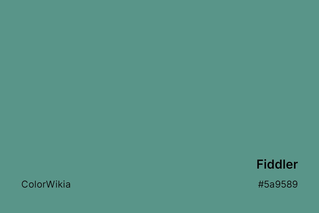 Fiddler Color – #5a9589: Codes and Complete Breakdown