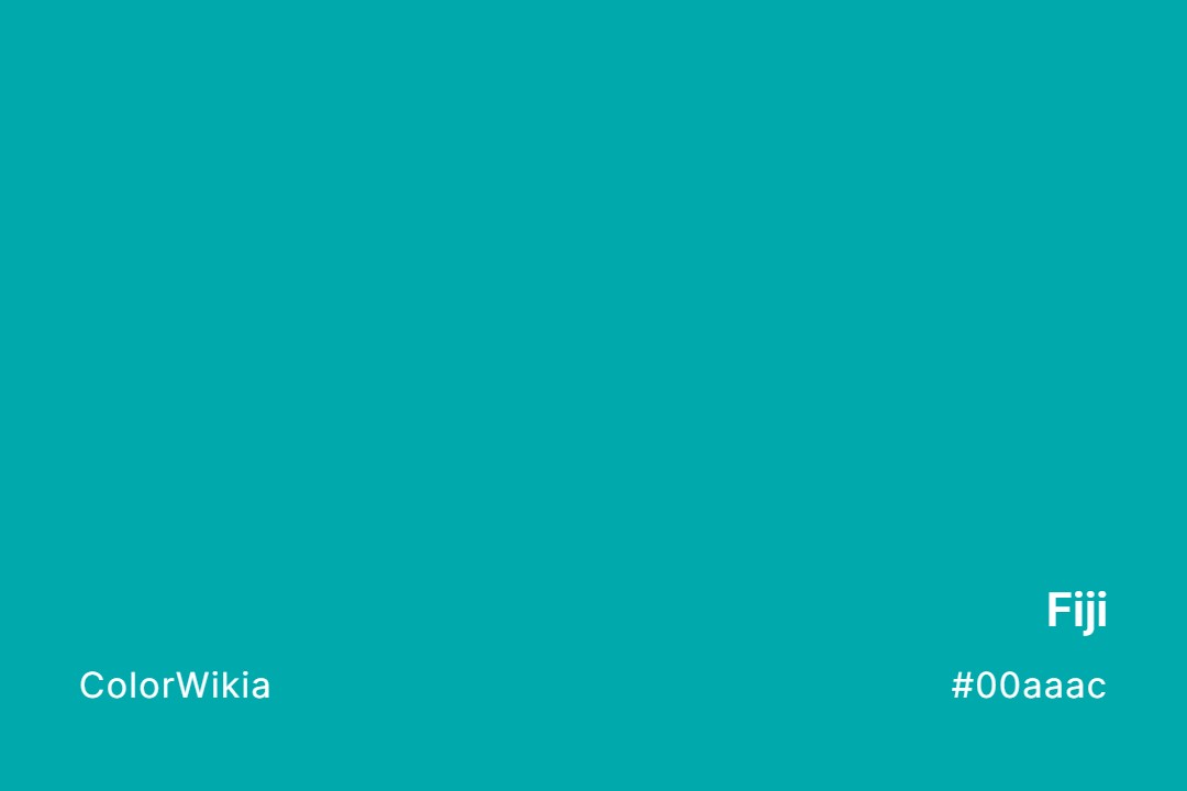 fiji color 00aaac