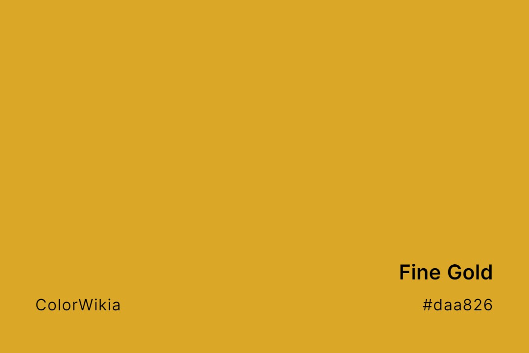 fine gold color daa826