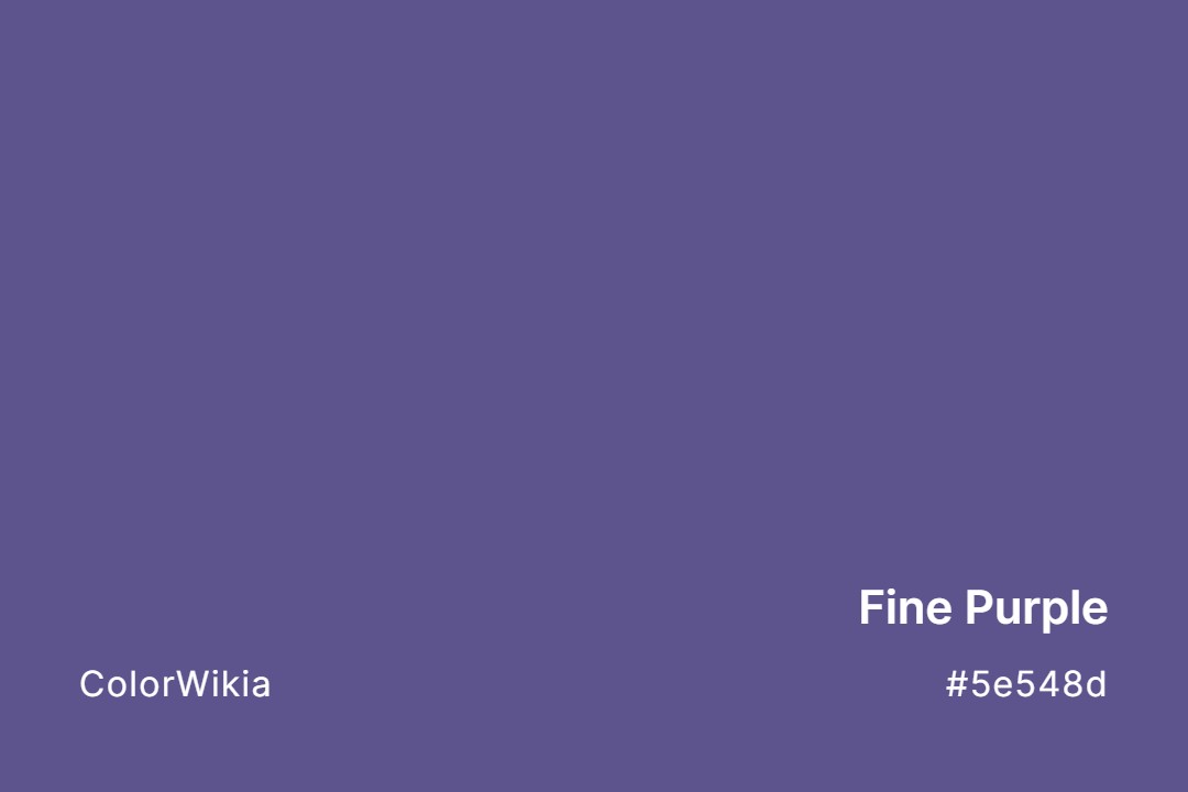 fine purple color 5e548d