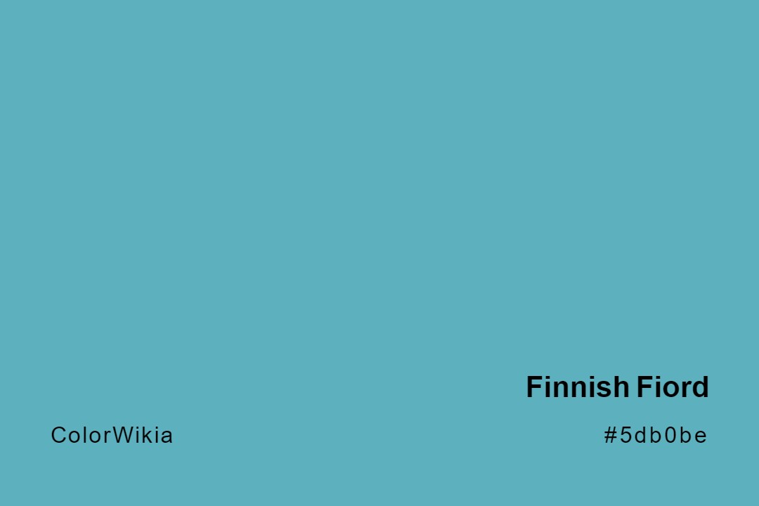 Finnish Fiord Color – #5db0be: Codes and Complete Breakdown