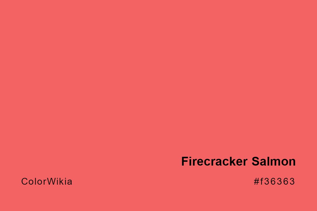 firecracker salmon color f36363
