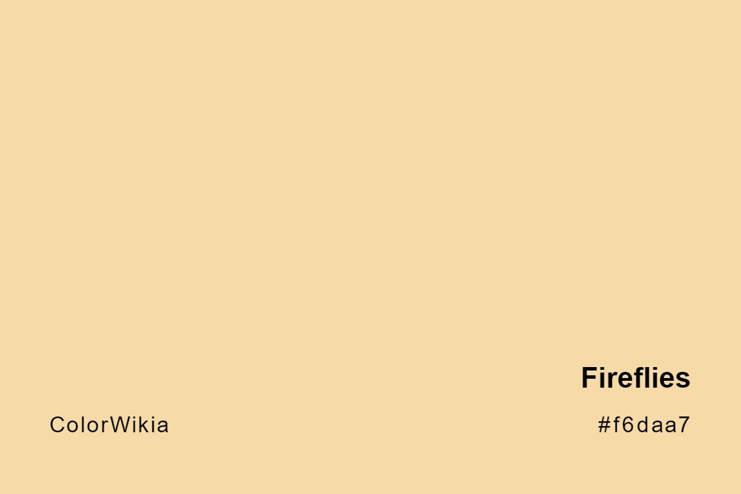 Fireflies Color – #f6daa7: Codes and Complete Breakdown