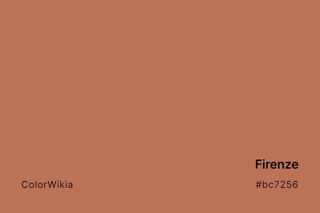 Firenze Color – #bc7256: Codes and Complete Breakdown