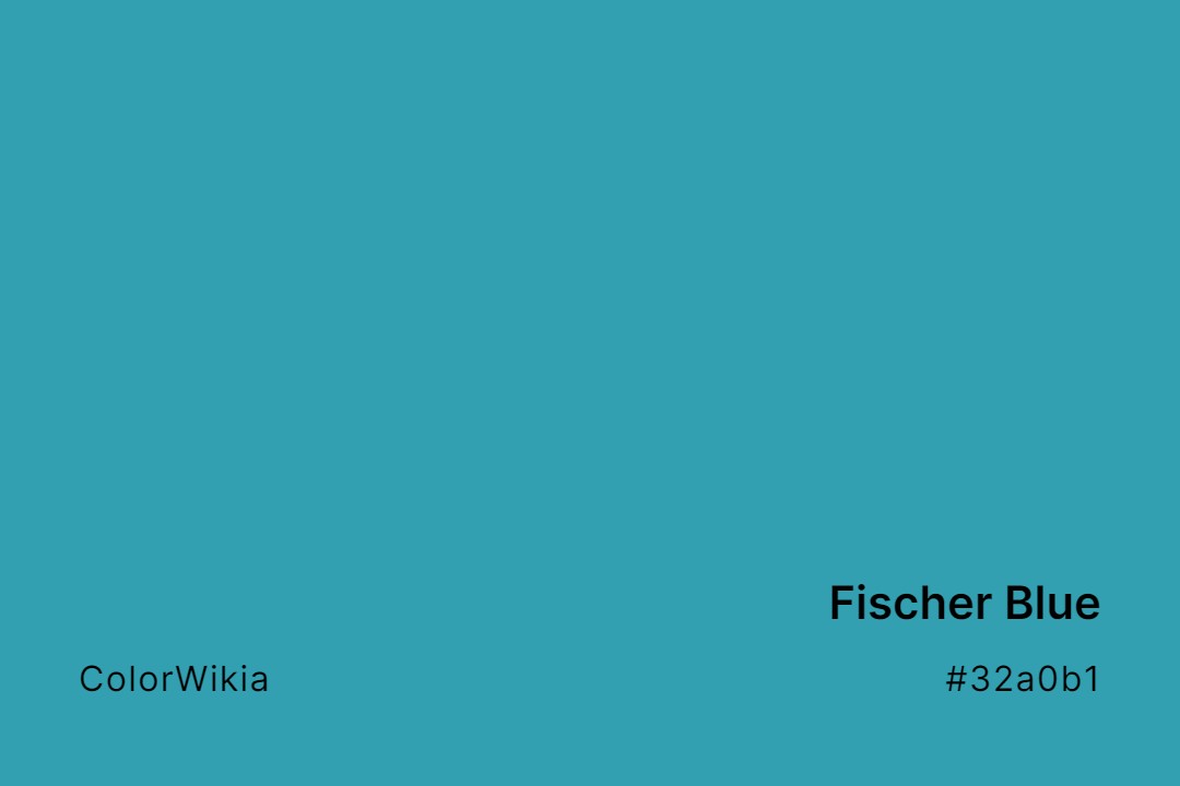 Fischer Blue Color – #32a0b1: Codes and Complete Breakdown