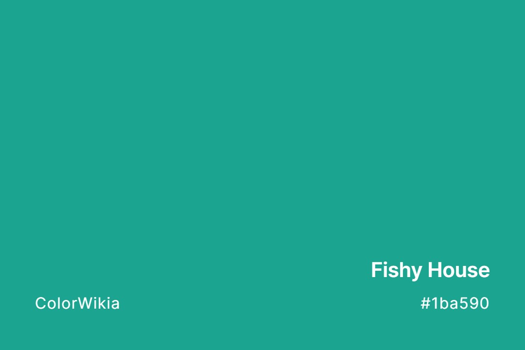 Fishy House Color – #1ba590: Codes and Complete Breakdown