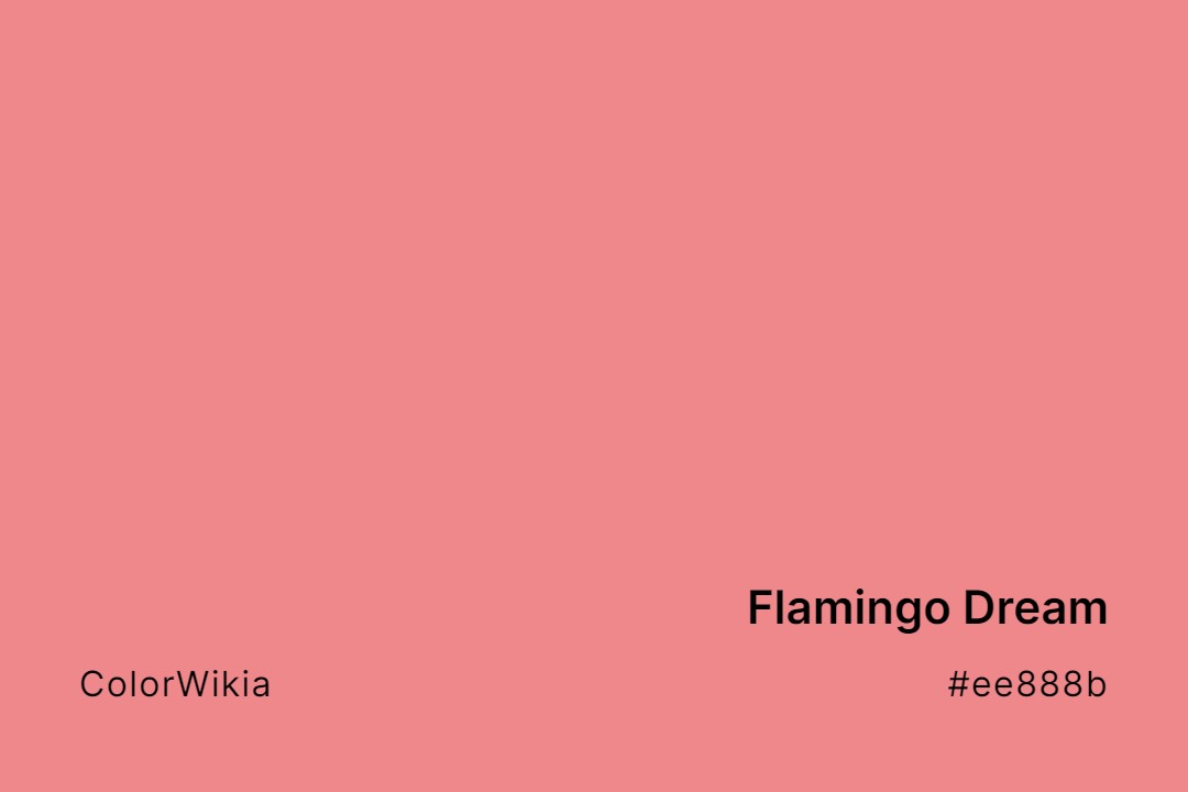 Flamingo Dream Color – #ee888b: Codes and Complete Breakdown