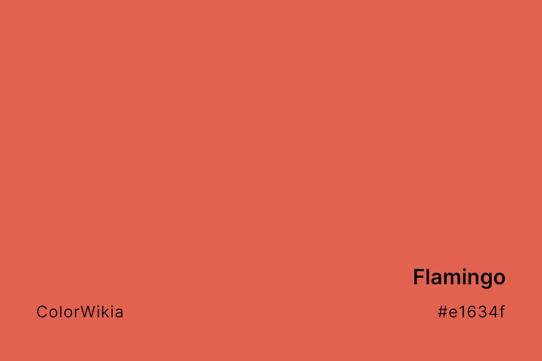 Flamingo Color – #e1634f: Codes and Complete Breakdown