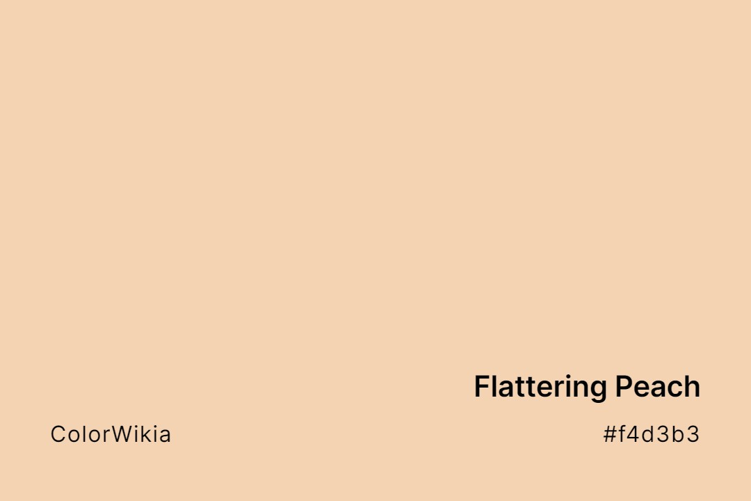 Flattering Peach Color – #f4d3b3: Codes and Complete Breakdown