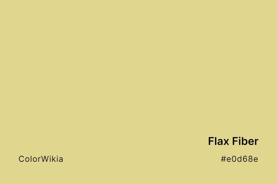 flax fiber color e0d68e