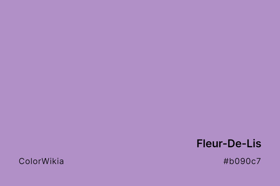 Fleur-De-Lis Color – #b090c7: Codes and Complete Breakdown