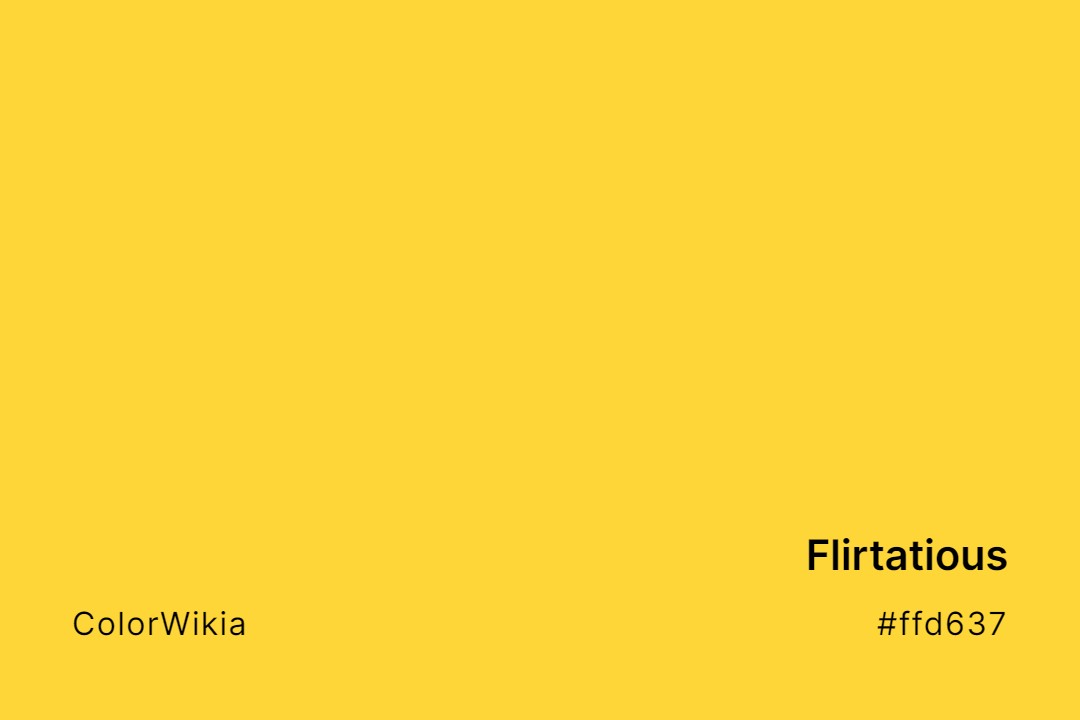 Flirtatious Color – #ffd637: Codes and Complete Breakdown