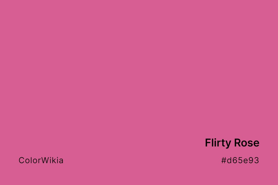 Flirty Rose Color – #d65e93: Codes and Complete Breakdown