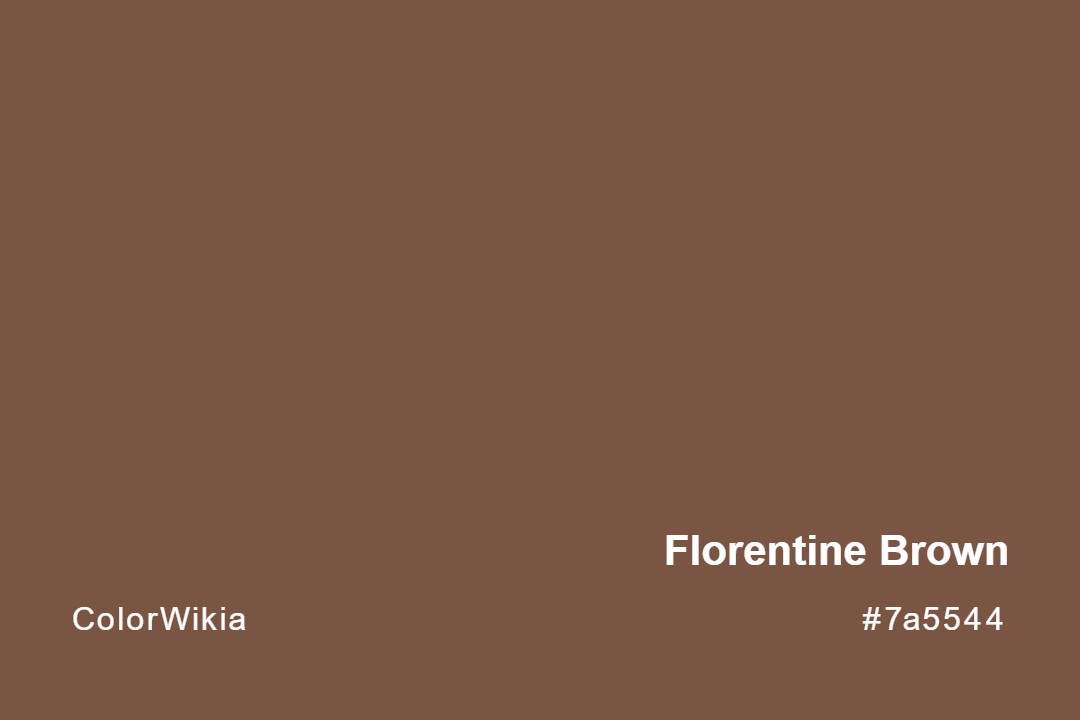 Florentine Brown Color – #7a5544: Codes and Complete Breakdown