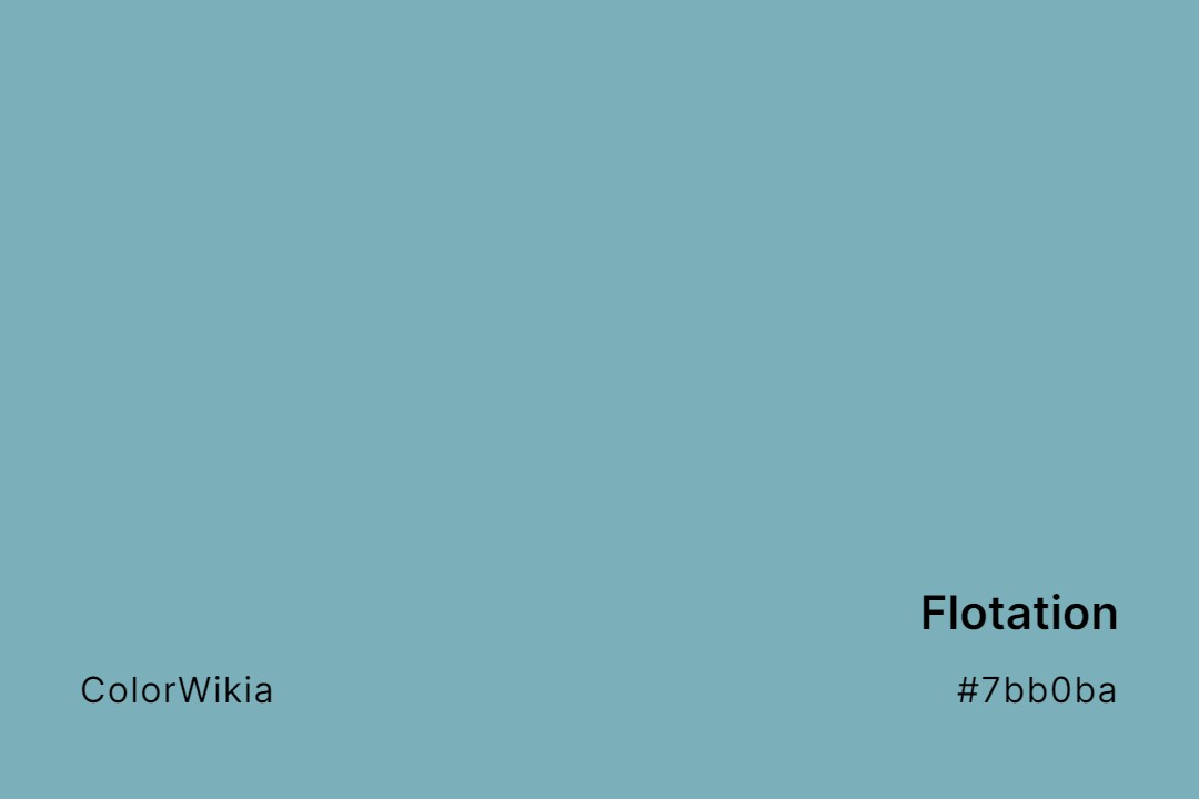 Flotation Color – #7bb0ba: Codes and Complete Breakdown