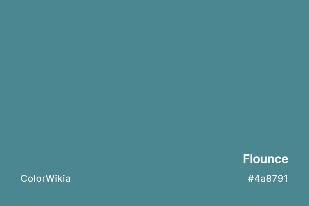 Flounce Color – #4a8791: Codes and Complete Breakdown