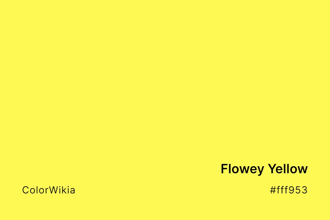 Flowey Yellow Color – #fff953: Codes and Complete Breakdown