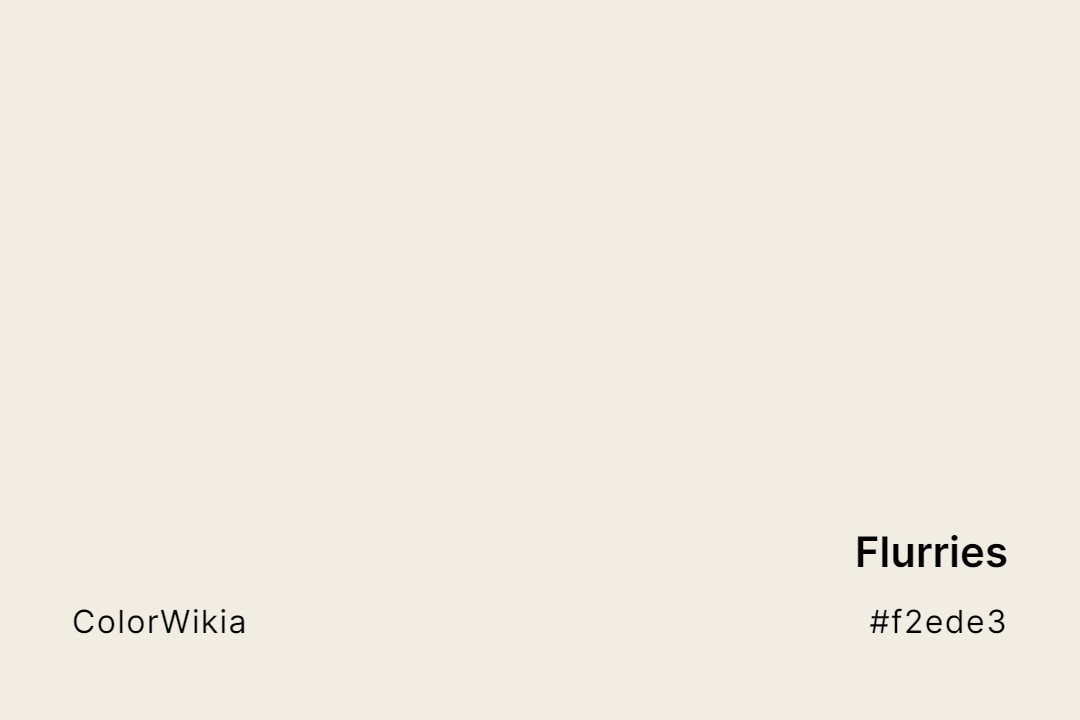 Flurries Color – #f2ede3: Codes and Complete Breakdown