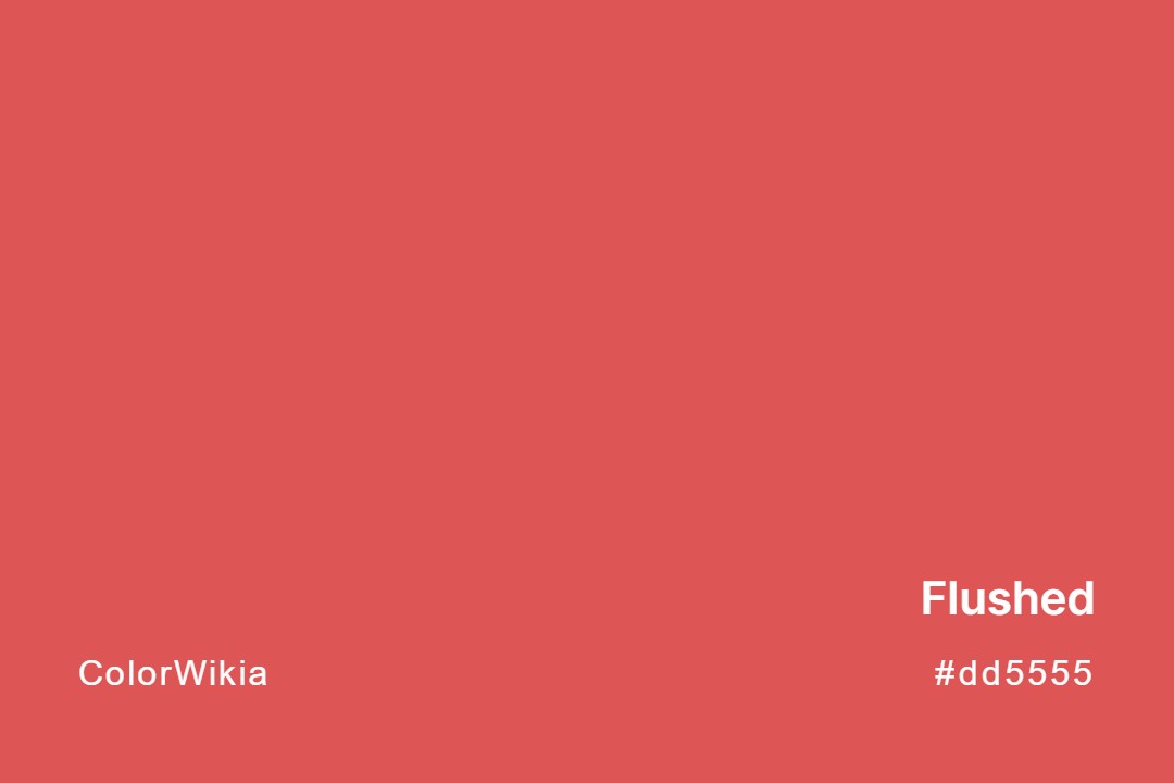 Flushed Color – #dd5555: Codes and Complete Breakdown