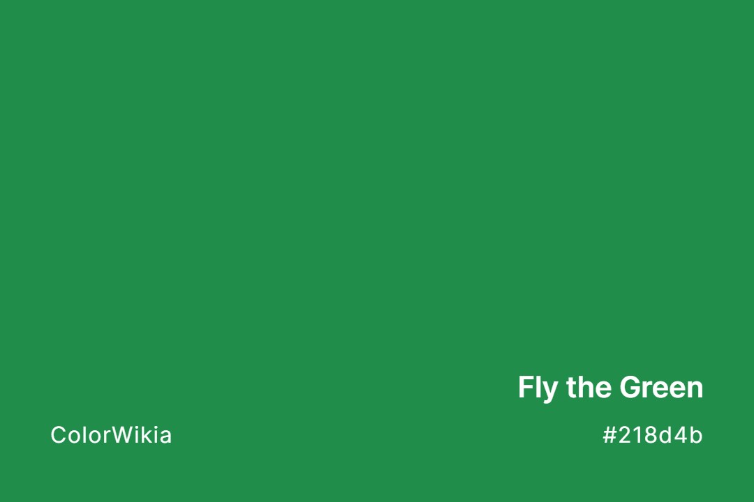 Fly the Green Color – #218d4b: Codes and Complete Breakdown