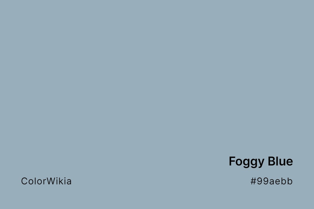 Foggy Blue Color – #99aebb: Codes and Complete Breakdown