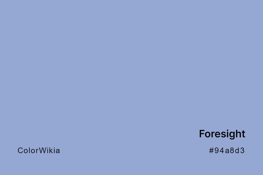 Foresight Color – #94a8d3: Codes and Complete Breakdown