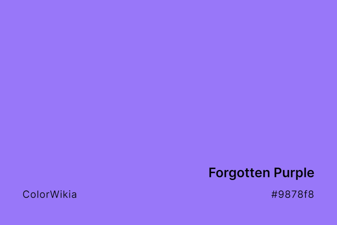 forgotten purple color 9878f8