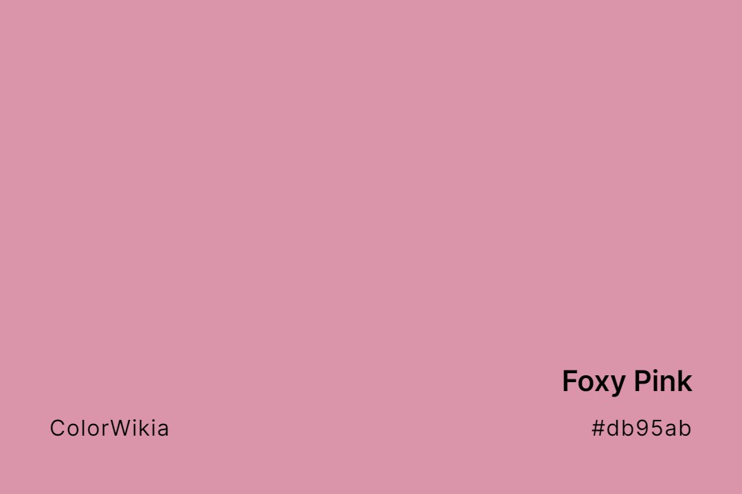 foxy pink color db95ab