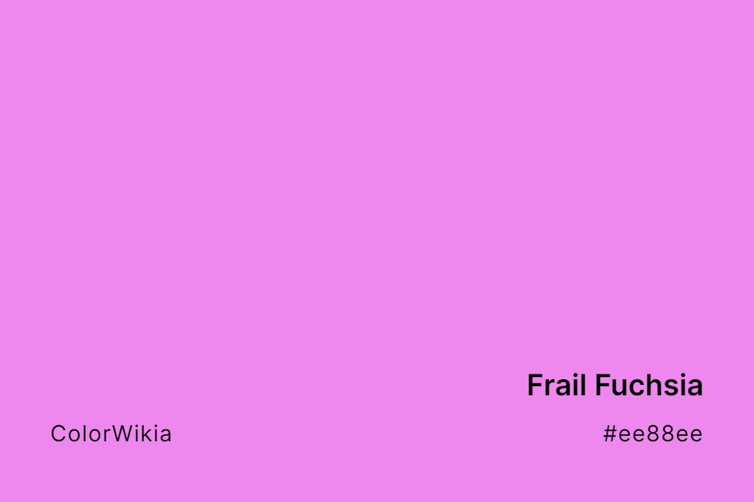 Frail Fuchsia Color – #ee88ee: Codes and Complete Breakdown