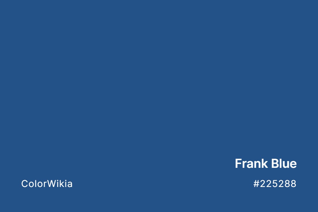 Frank Blue Color – #225288: Codes and Complete Breakdown