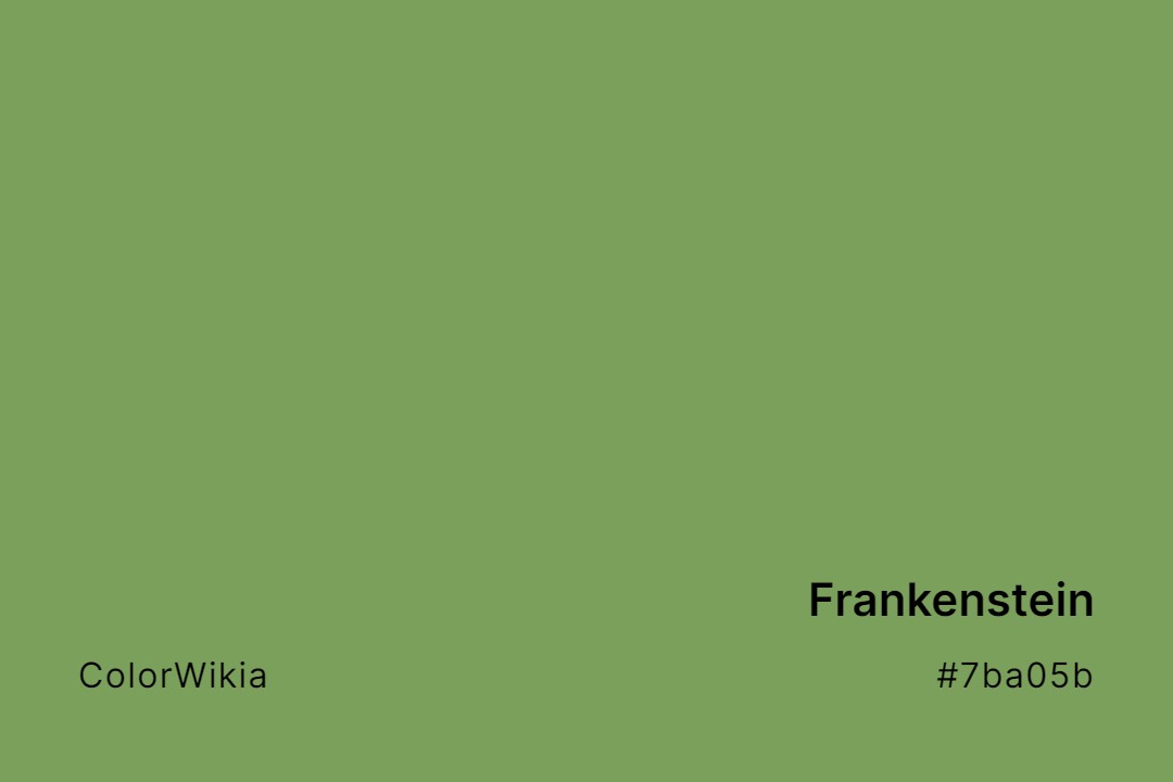 Frankenstein Color – #7ba05b: Codes and Complete Breakdown