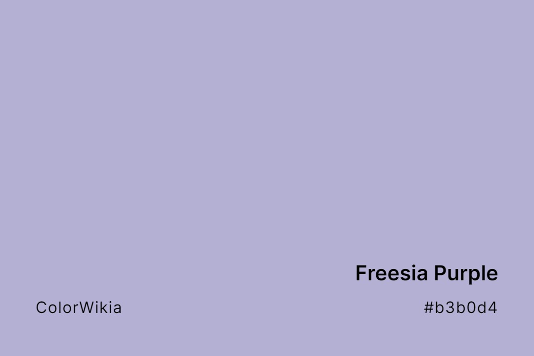 Freesia Purple Color – #b3b0d4: Codes and Complete Breakdown