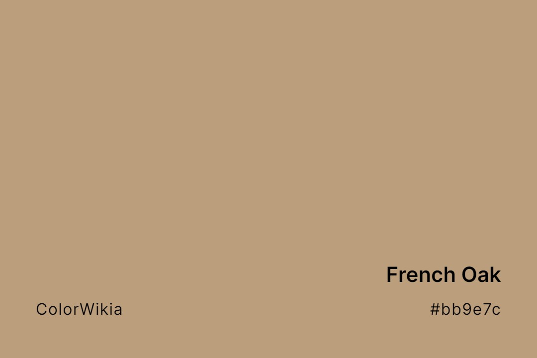 french oak color bb9e7c
