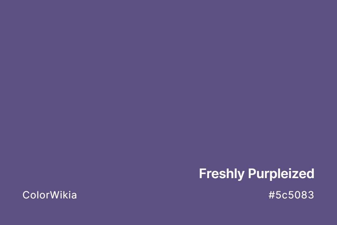 Freshly Purpleized Color – #5c5083: Codes and Complete Breakdown