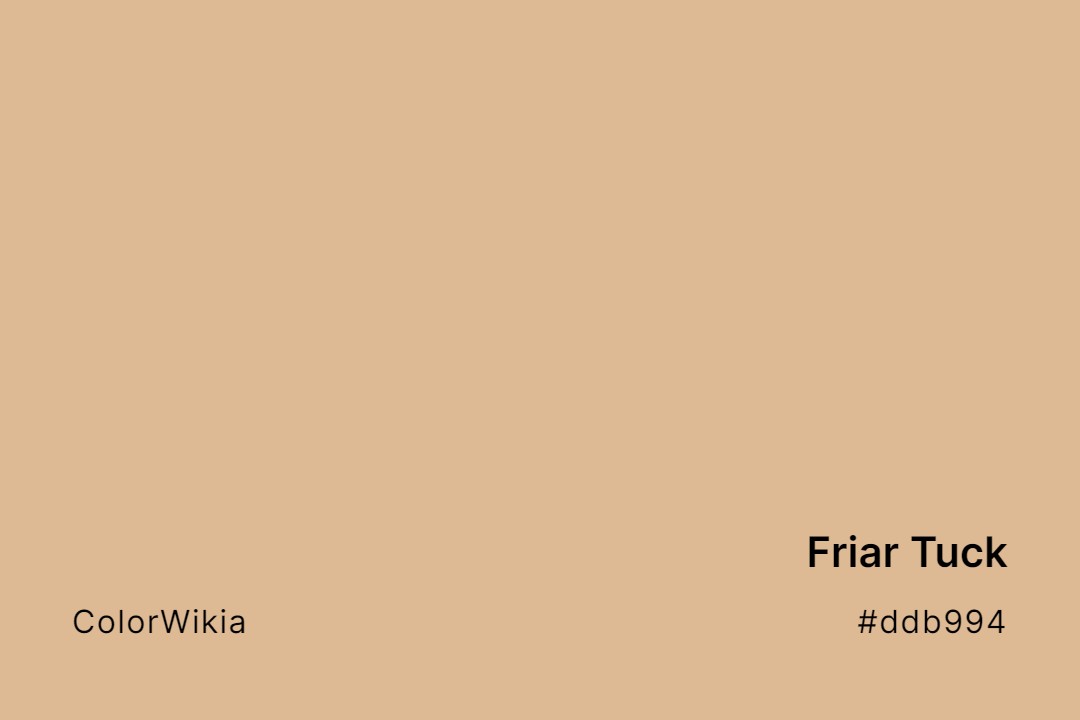Friar Tuck Color – #ddb994: Codes and Complete Breakdown