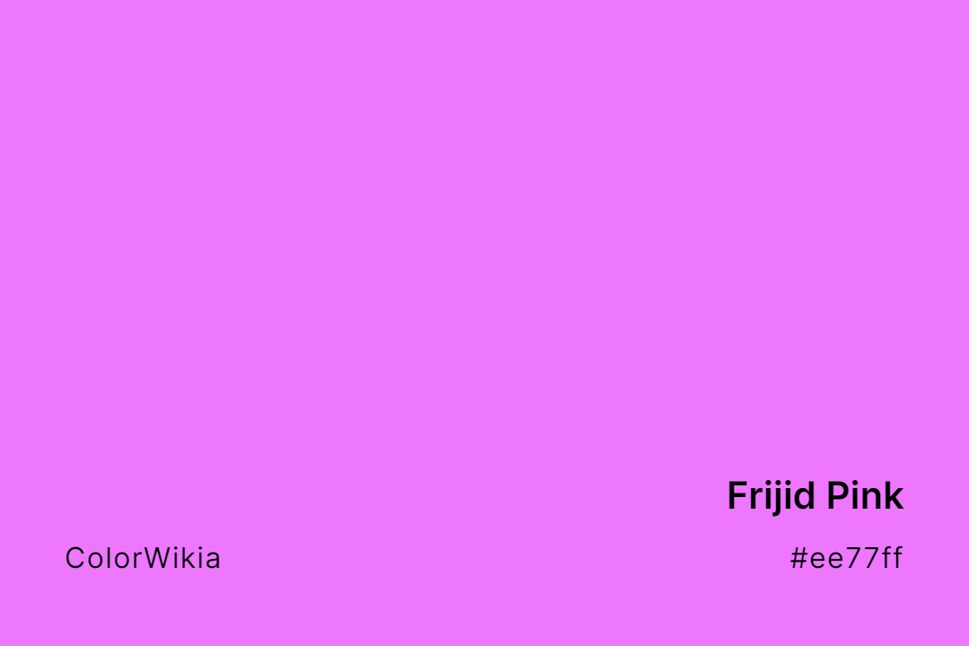 Frijid Pink Color – #ee77ff: Codes and Complete Breakdown