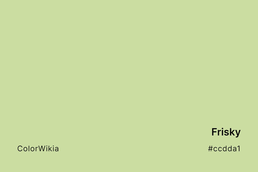 Frisky Color – #ccdda1: Codes and Complete Breakdown