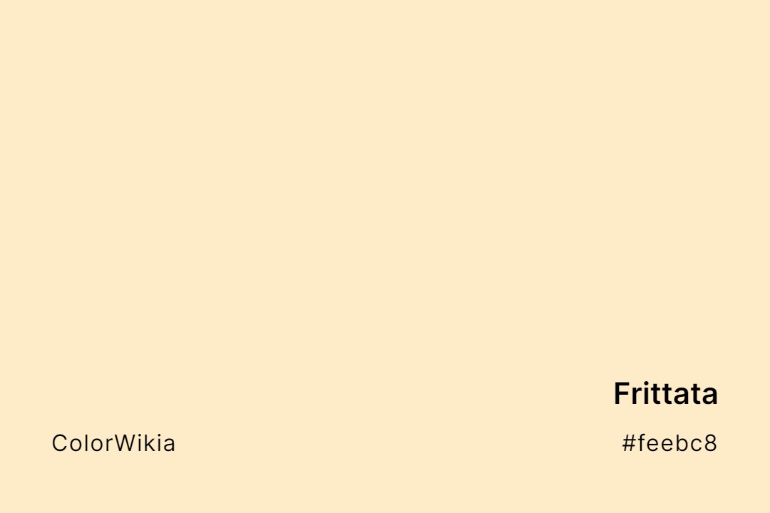 Frittata Color – #feebc8: Codes and Complete Breakdown