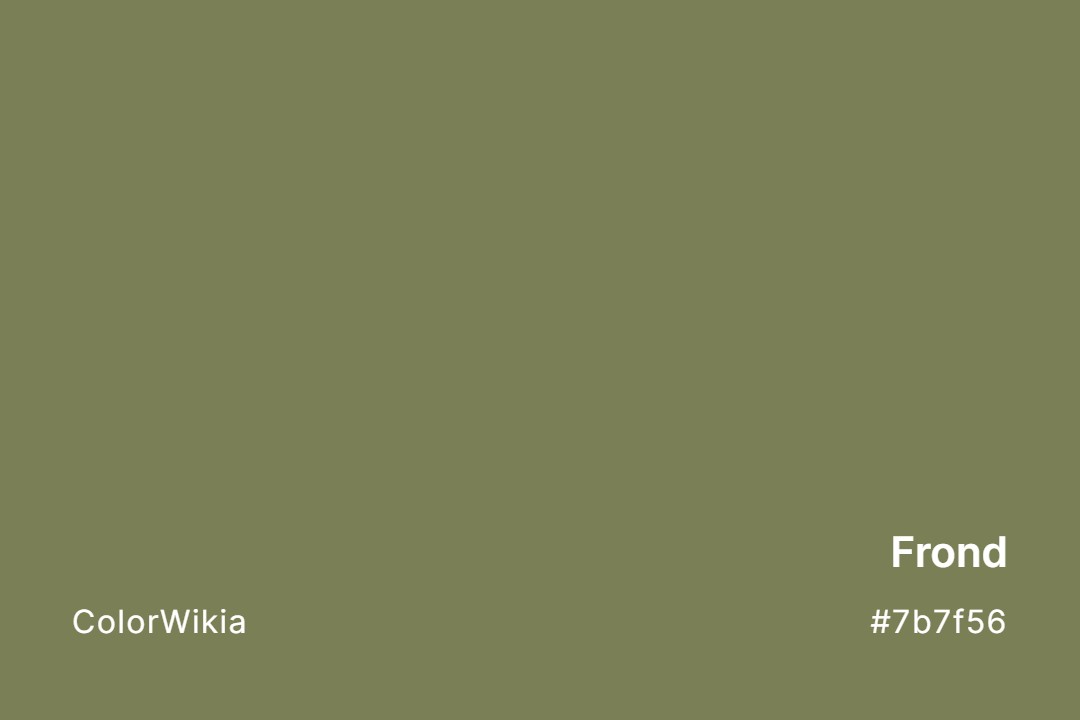 frond color 7b7f56