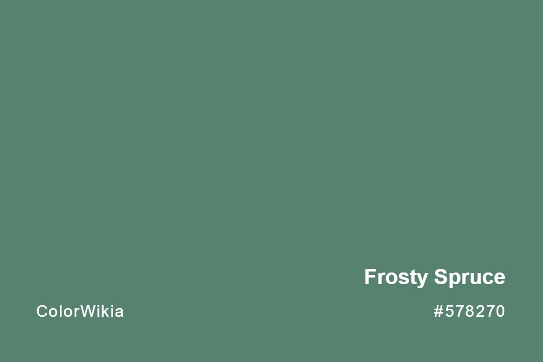 Frosty Spruce Color – #578270: Codes and Complete Breakdown