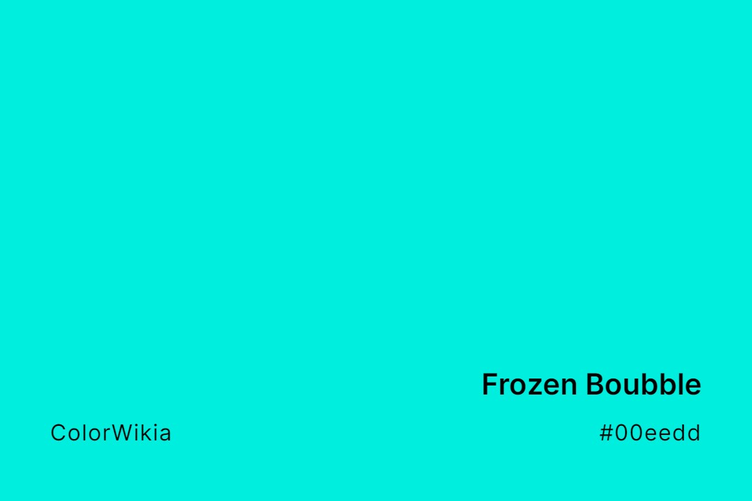 Frozen Boubble Color – #00eedd: Codes and Complete Breakdown