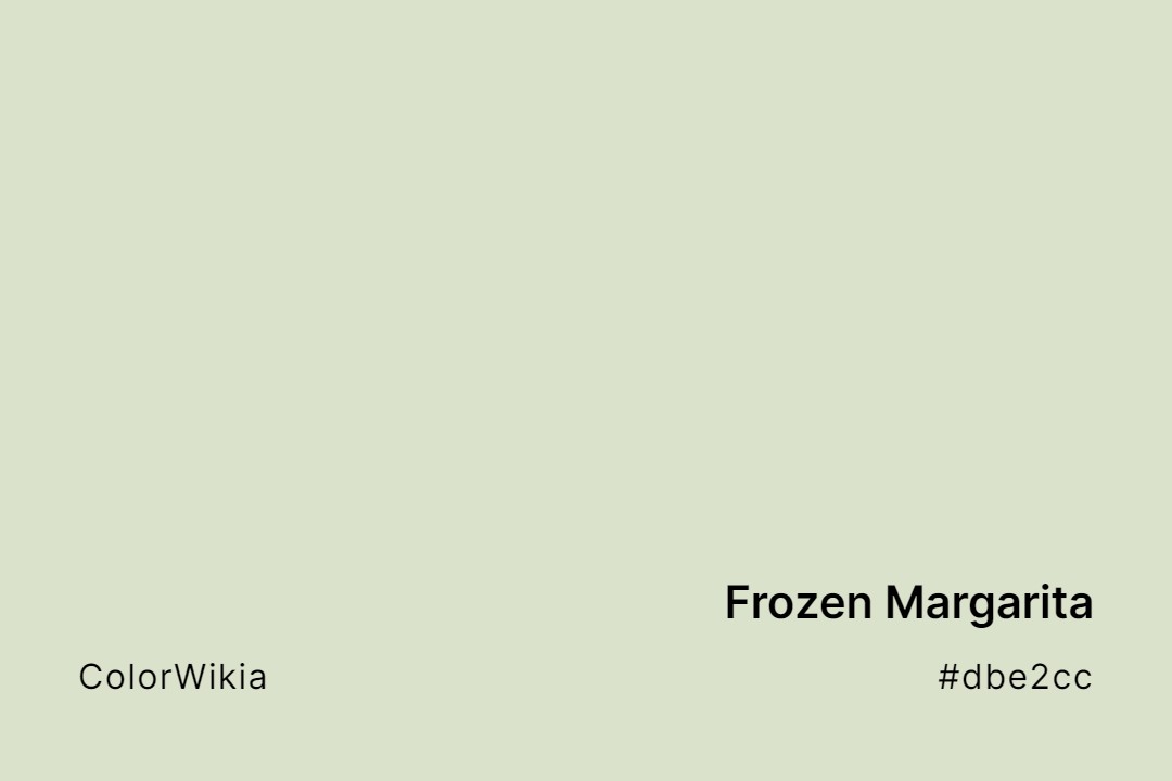 frozen margarita color dbe2cc