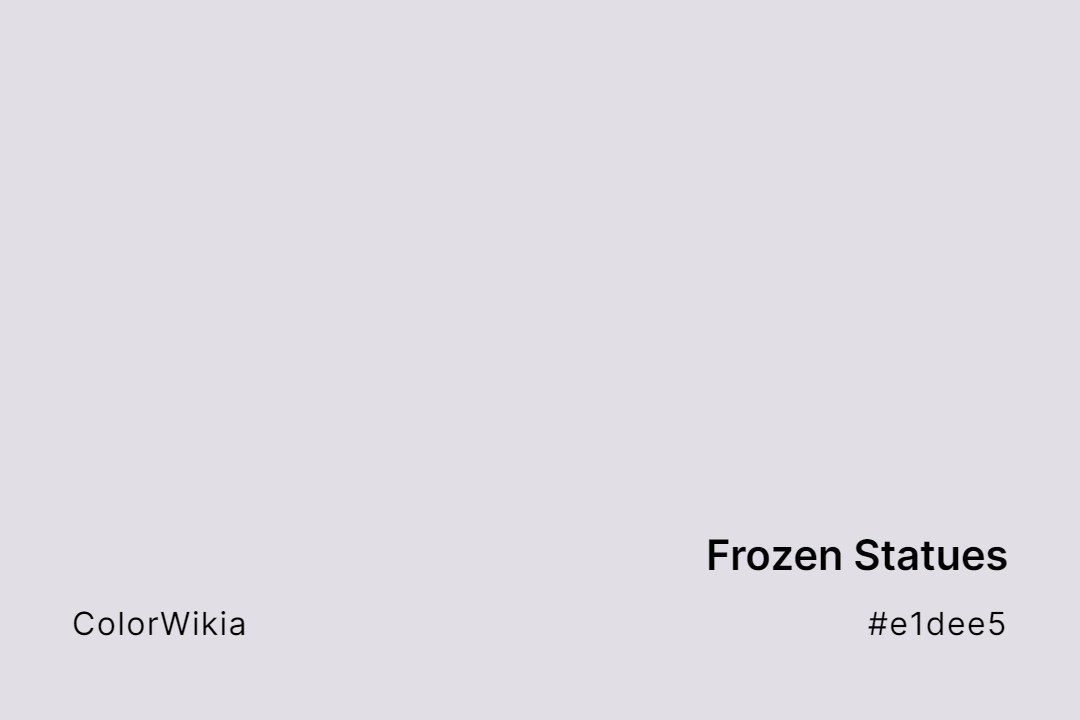 Frozen Statues Color – #e1dee5: Codes and Complete Breakdown