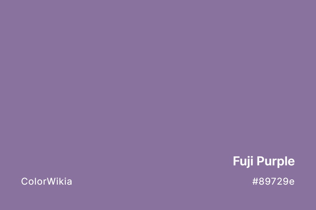 Fuji Purple Color – #89729e: Codes and Complete Breakdown