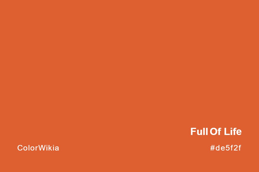 full of life color de5f2f