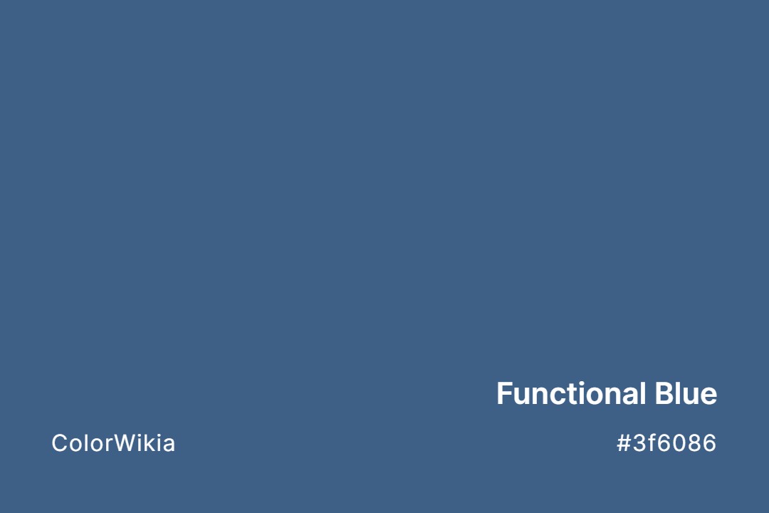 Functional Blue Color – #3f6086: Codes and Complete Breakdown